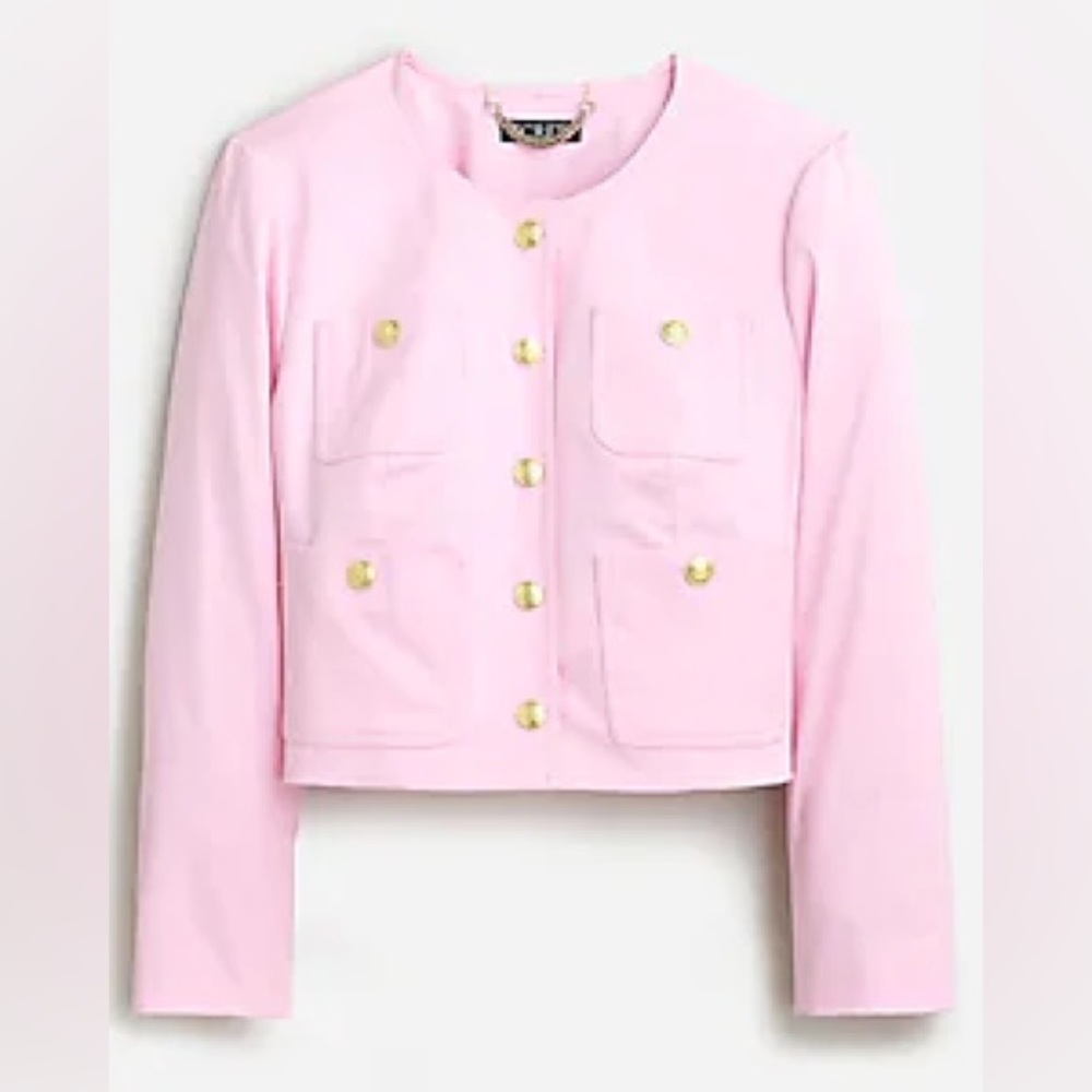 J.Crew Louisa lady jacket in lightweight chino BR075
